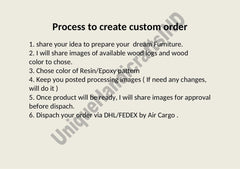 Green Resin River Table – Epoxy Wood Coffee Table, Handmade Rustic Furniture Unique Handicrafts IND