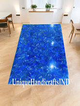 Lapis Lazuli Gemstone Dining Table Top Blue Table Top Kitchen Counter Slab Lapis Lazuli Center Table Top Unique Handicrafts IND