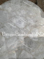 Crystal Coffee Table With White Quartz Stone Customize Handmade Home & Garden Decor Interior Unique Handicrafts IND
