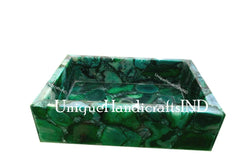 Bathroom & Kitchen Sink/ Wash Basin Handicraft Semiprecious Stones Green Natural Agate Handmade Art Bathroom Decor Interior Unique Handicrafts IND