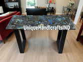 Labradorite Console Table Top Statement Piece for Your Home & Office, Labradorite Table,Home Decor,Furniture,Gemstone Stone Top Unique Handicrafts IND