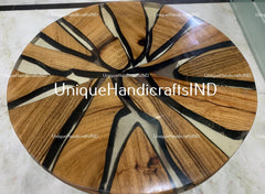 epoxy table top, Clear Epoxy Resin Table Top Living Room Home Decor Unique Handicrafts IND