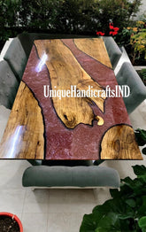 Epoxy Resin Table, Epoxy Resin Dining Table, Epoxy River Table, Epoxy Resin River Table ,Handmade Epoxy Table For Indoor & Outdoor Decor Unique Handicrafts IND