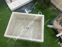 Farmhouse Sink with Quartz Crystal Stone Arts Mid-Century Modern Vanity Countertop Decor Unique Handicrafts IND