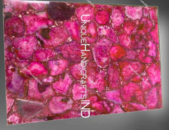 kitchen island with pink quartz stone handmade kitchen and bar countertops slab Unique Handicrafts IND