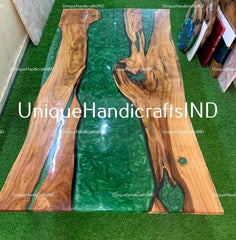 Epoxy Table, dining, sofa, center table top Live Edge Walnut Table ,Custom Order, Epoxy Resin River Table, Natural Wood Epoxy Countertop Unique Handicrafts IND