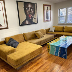 Ocean Coffee Table, Dining Epoxy Table, Ocean Wave Epoxy Table, Live Edge Epoxy Ocean Table, 100% Handmade Table, Epoxy Resin Table Unique Handicrafts IND