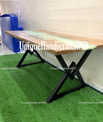 Epoxy Table Top, Epoxy Resin Table, Custom Dine Table, Coffee Table, Epoxy Dine Table, Live Edge Table, Epoxy Coffee Table Home Decor Unique Handicrafts IND