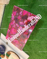 Executive Table /Kitchen Countertops Island Slab, Pink Agate coffee table Farmhouse Furniture Unique Handicrafts IND