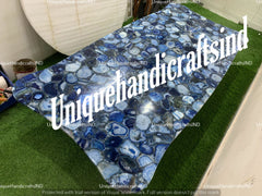 Kitchen Countertop ,Blue Stone Kitchen Island Bar, Custom Agate Stone Wall Panel, Personalized Bathroom Vanity Island Countertops Unique Handicrafts IND