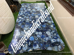 Kitchen Countertop ,Blue Stone Kitchen Island Bar, Custom Agate Stone Wall Panel, Personalized Bathroom Vanity Island Countertops Unique Handicrafts IND