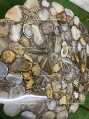 Marble Agate Table Top / Agate Table Top / Semi Precious Stone Table Top / Coffee Table Top / Coffee - Dinning Table Top Unique Handicrafts IND