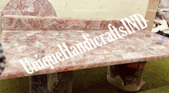 Pink Rose Quartz Kitchen & bar Countertop With Backsplash ,Pink Rose Quartz slab, Natural Quartz vanity Top, For Home Decor Custom made Slab Unique Handicrafts IND