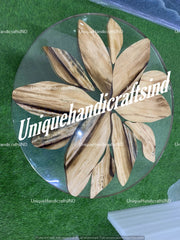 Epoxy Table Top, center Table Epoxy Resin River Table, Natural Wood Unique Handicrafts IND