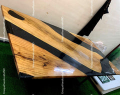 Resin Table With Black Epoxy For Dining, Coffee, Side, Center Conference Table Tops Handmade Farm House Decor Furniture Unique Handicrafts IND