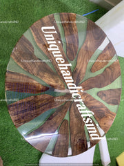 Round epoxy dining table, round epoxy table, Round Clear epoxy table, round epoxy coffee table, Round epoxy river table, Round Coffee table Unique Handicrafts IND