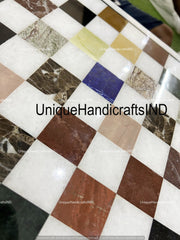 Christmas Gift Marble Chess Board | Unique Handcrafted Marble Chess Game | Chess Board only | Best Selling Chess Set | Unique Gifts for Him Unique Handicrafts IND