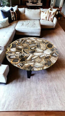 Handmade Customized Agate Coffee, Center Table Unique Handmade Interior Unique Handicrafts IND