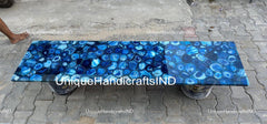 Buy Blue Agate Vanity Slab, Agate Counter Slab, Agate Bar Counter Table Top, Kitchen Counter Slab Decor, Handmade Decor Unique Handicrafts IND
