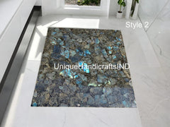 Stone coffee table, Semi Precious Stone Round/Square Center Table Top, Natural Quartz Table Top, Quartz Desk Table Top Home Décor Unique Handicrafts IND