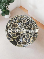 Entryway Furniture Agate Stone Coffee Table | Handmade Unique Agate Resin Table | Elegant Living Room Decor Unique Handicrafts IND