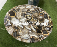 Handmade Customized Agate Coffee, Center Table Unique Handmade Interior Unique Handicrafts IND
