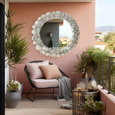 Agate Mirror / handmade natural stone exclusive mirrors for living room decor, bathroom decor,kitchen decor Unique Handicrafts IND