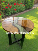 Clear Transparent Epoxy Coffee Table Top - Custom Resin Surface for Modern Furniture Unique Handicrafts IND