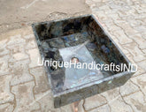 Buy Elegant Labradorite Gem stone Sink, Labradorite Wash Basin For Decorative Luxury Bathrooms Stone Wash Basin For Bathroom & Kitchen Decor Unique Handicrafts IND