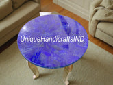 Blue Lapis Lazuli Table Top, Stone Coffee Table, Lapis Lazuli Coffee Table, Lapis Lazuli Side Table, Blue Table Top, Lapis Dining Table Unique Handicrafts IND