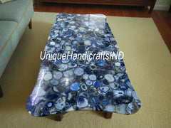 Kitchen Countertop ,Blue Stone Kitchen Island Bar, Custom Agate Stone Wall Panel, Personalized Bathroom Vanity Island Countertops Unique Handicrafts IND