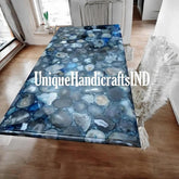 Blue Agate Stone Coffee Dining Table, Kitchen Slab Use to Countertop Slab ,Bars & Counters,Interior Decor, Wall Decor, Home And Office Decor Unique Handicrafts IND