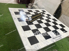 Customized Name Chess Board Games, Gift for Dad Holiday Housewarming Wedding Retirement Personalized Marble Chess , Perfect Gift Unique Handicrafts IND