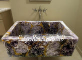 Natural Amethyst Sink / Amethyst Stone WashBasin (Customisable) Unique Handicrafts IND