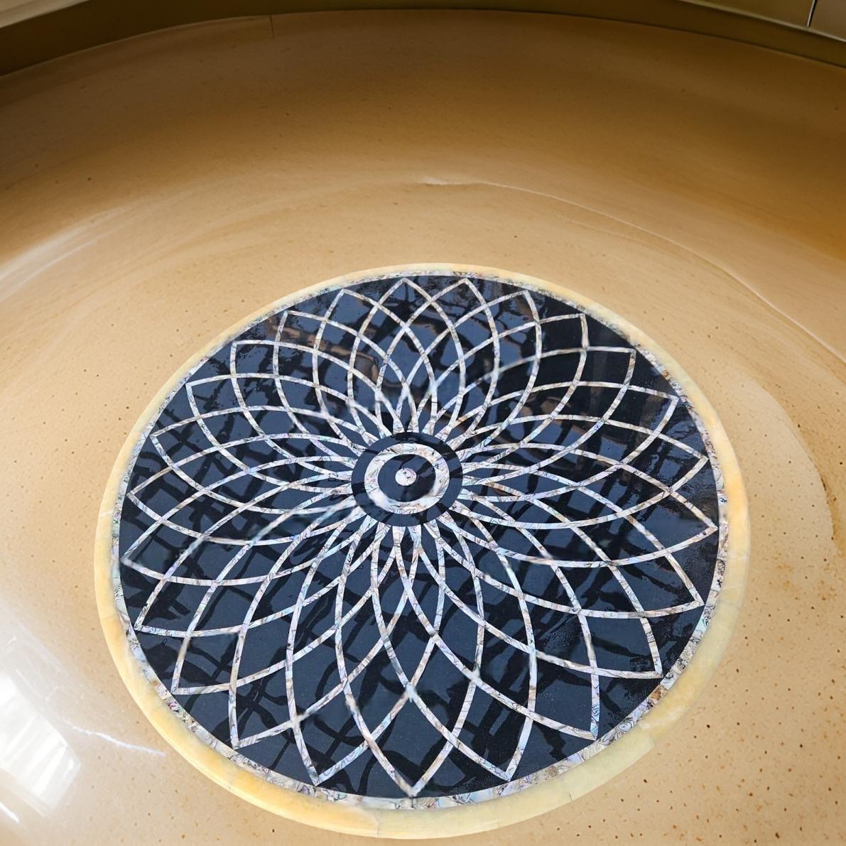 Black Marble Coffee Table - Luxury Stone Table - Modern Home Decor - Elegant Living Room Furniture Unique Handicrafts IND