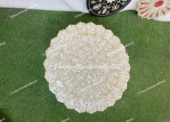 Mother of Pearl Inlay Table / Elegant Handmade Side or Coffee Table Unique Design Unique Handicrafts IND