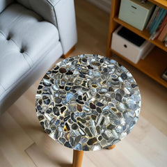 Elegant Stone Coffee Table – Handmade Mid Century Modern Home Decor & Custom Gift Idea Unique Handicrafts IND