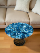 Blue Agate Coffee Table – Luxury Crystal Stone Accent Table for Elegant Interiors Unique Handicrafts IND