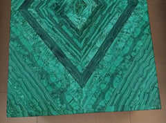 Malachite Stone Center Table – Decorative Green Gemstone Furniture for Home & Hotel Unique Handicrafts IND