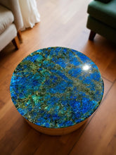 Crystal Labradorite Stone Coffee Table | Handmade Gemstone End Table Home Decor Unique Handicrafts IND