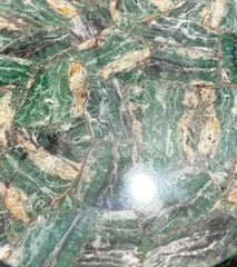 Elegant Green Agate Stone Table | Handmade Gemstone Coffee Table for Home & Office Decor Unique Handicrafts IND