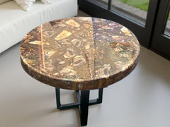 Elegant African Jasper Stone Coffee Table Handmade Gemstone Furniture for Living Room & Office Decor Unique Handicrafts IND