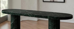 Buy Green Marble Console Table & Entryway Table – Hall Table, Bedside Table, Corner Table With Marble Stand Unique Handicrafts IND