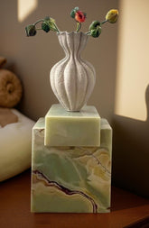 Natural Green Onyx Coffee Table & End Table, Bedside Table, Corner Table, Onyx Plinth, Onyx Cube, Handmade Custom Size Table Unique Handicrafts IND