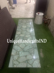 Amazonite  Countertop, Kitchen & Dining Countertop, Gemstone Bathroom Vanity Countertops, Amazonite Table top Home Decor Furniture Unique Handicrafts IND
