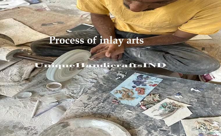 Natural Green Stone Marble Stool – Natural Handmade Accent Cube with Cushion | Luxury Minimalist Décor Unique Handicrafts IND