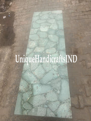 Amazonite  Countertop, Kitchen & Dining Countertop, Gemstone Bathroom Vanity Countertops, Amazonite Table top Home Decor Furniture Unique Handicrafts IND