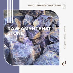 Amethyst Gemstone Dining Table – Handmade Purple Agate Countertop – Interior Art Furniture Unique Handicrafts IND