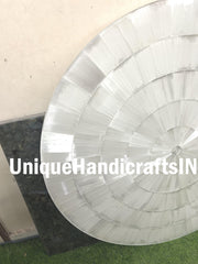 Selenite Coffee Table top ,Selenite Stone Sun Burst Table Top, Luxury Gem Stone Furniture Home & Living Room Decor Furniture Unique Handicrafts IND
