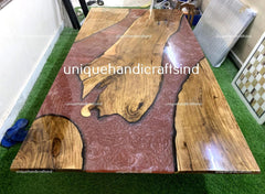 Epoxy Resin Table, Epoxy Resin Dining Table, Epoxy River Table, Epoxy Resin River Table ,Handmade Epoxy Table For Indoor & Outdoor Decor Unique Handicrafts IND